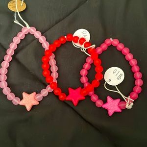 3pcs Star bracelets